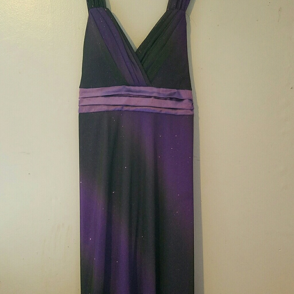 Purple prom dress